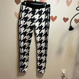 Adidas houndstooth NWOT size S tapered joggers